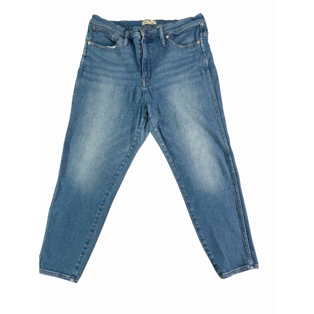 Madewell Women's 10" High-Rise Skinny Crop Jeans 33 Petite Light Wash